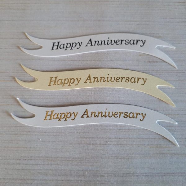 Banners - Happy Anniversary. Mixed pack of 30