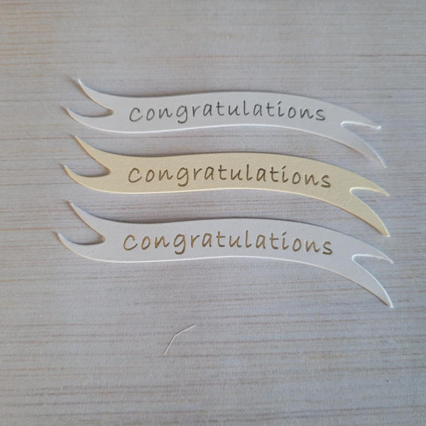 Banners - Congratulations  Mixed pack of 30