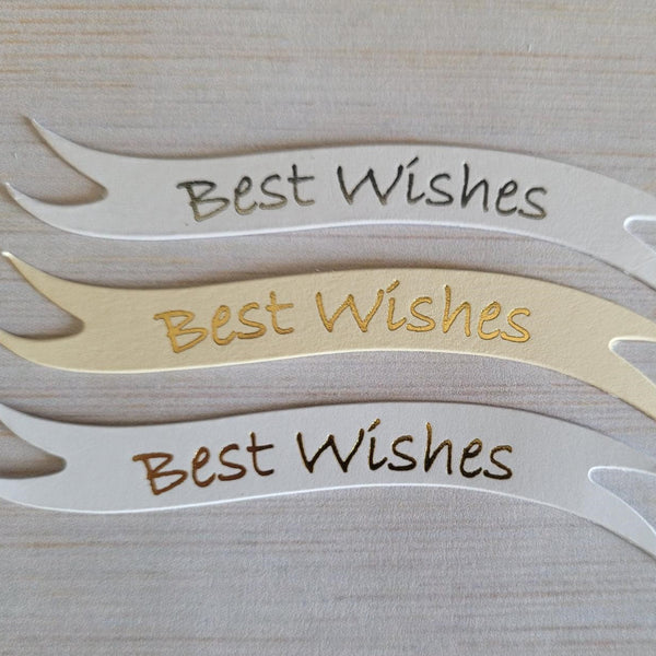 Banners - Best Wishes. Mixed pack of 30