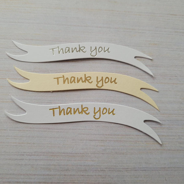 Banners - Thank You. Mixed pack of 30