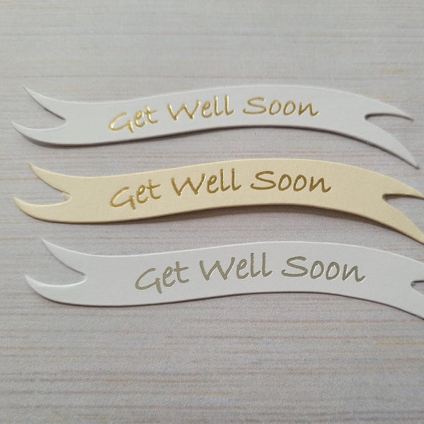 Banners - Get Well Soon. Mixed pack of 30