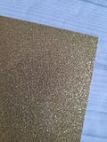 Glitter card - Gold