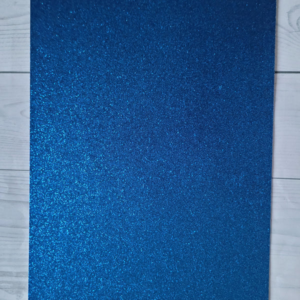 Glitter card - Royal Blue