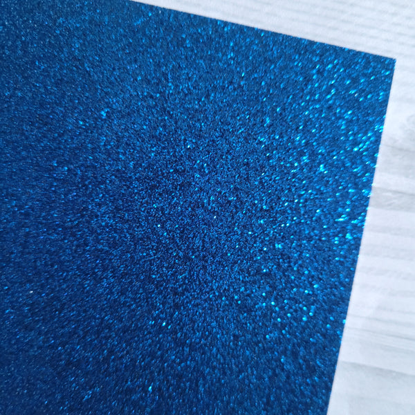 Glitter card - Royal Blue