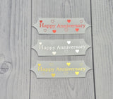 Toppers - Happy Anniversary - Mixed pack of 30
