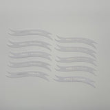 Banners - Happy Christmas White card printed Silver
