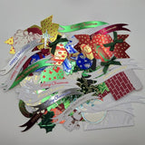 Pack of 75 assorted Christmas craft die cuts