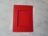 Card blanks and envelopes, 7x5 Rectangle Aperture, pack of 5