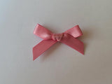 3cm Satin Bows, Antique Pink