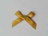 3cm Satin Bows, Gold