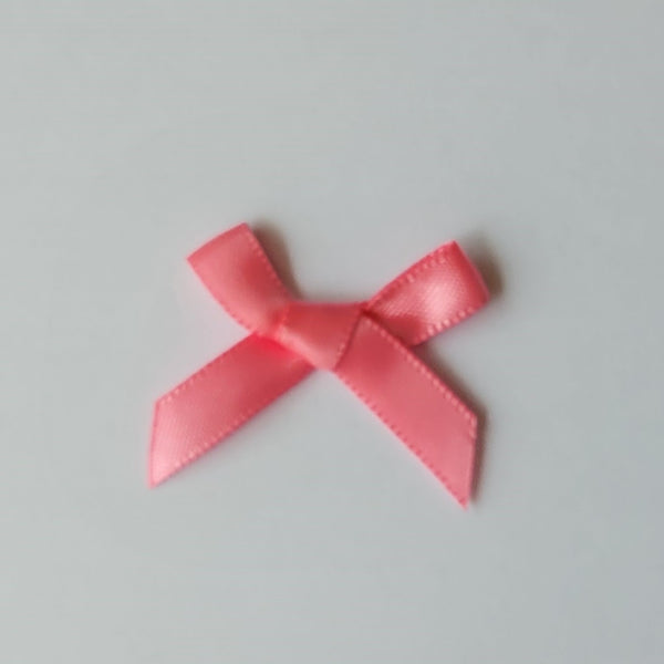 3cm Satin Bows, Hot Pink