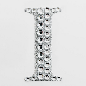 5cm Self Adhesive Diamante  Letter I