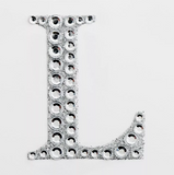 5cm Self Adhesive Diamante  Letter L