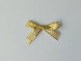 3cm Gold Lurex Bows