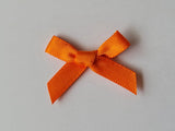 3cm Satin Bows, Orange