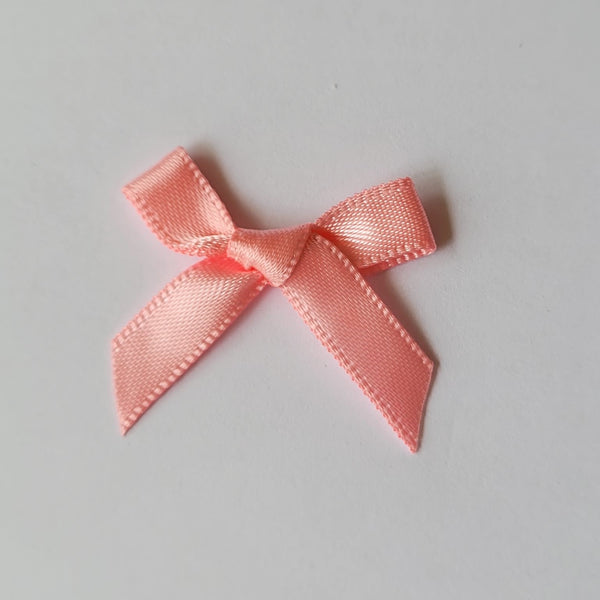 3cm Satin Bows, Pink