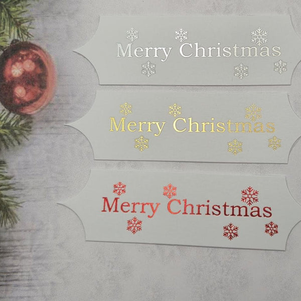 Toppers - Merry Christmas. Mixed pack of 30