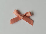 3cm Satin Bows, Rose Gold