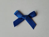 3cm Satin Bows, Royal Blue