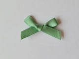 3cm Satin Bows, Sage Green