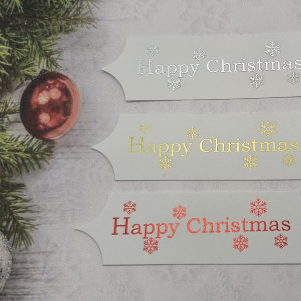Toppers - Happy Christmas. Mixed pack of 30