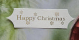 Toppers - Happy Christmas. Mixed pack of 30