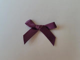 3cm Satin Bows, Amethyst