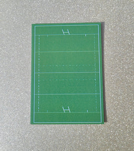 Printed panel - Rugby pitch