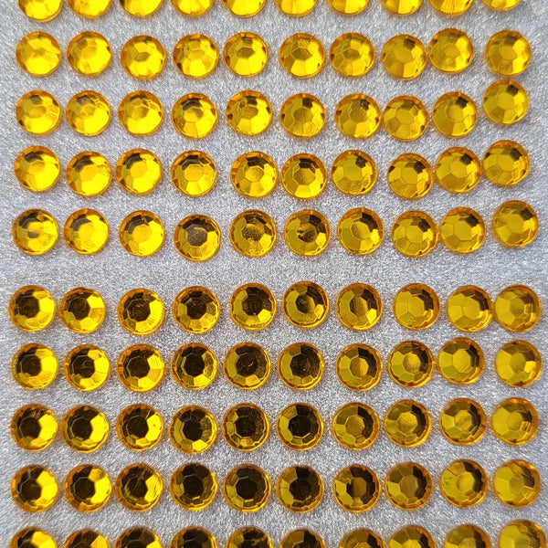 6mm self adhesive diamante/rhinestones gems