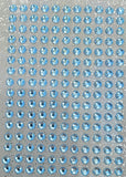 4mm self adhesive diamante/rhinestones gems