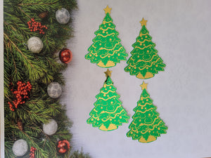 Christmas Tree - Large, pack of 4