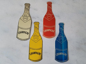 Champagne bottles