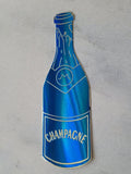 Champagne bottles