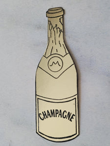 Champagne bottles