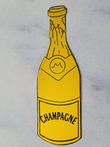 Champagne bottles