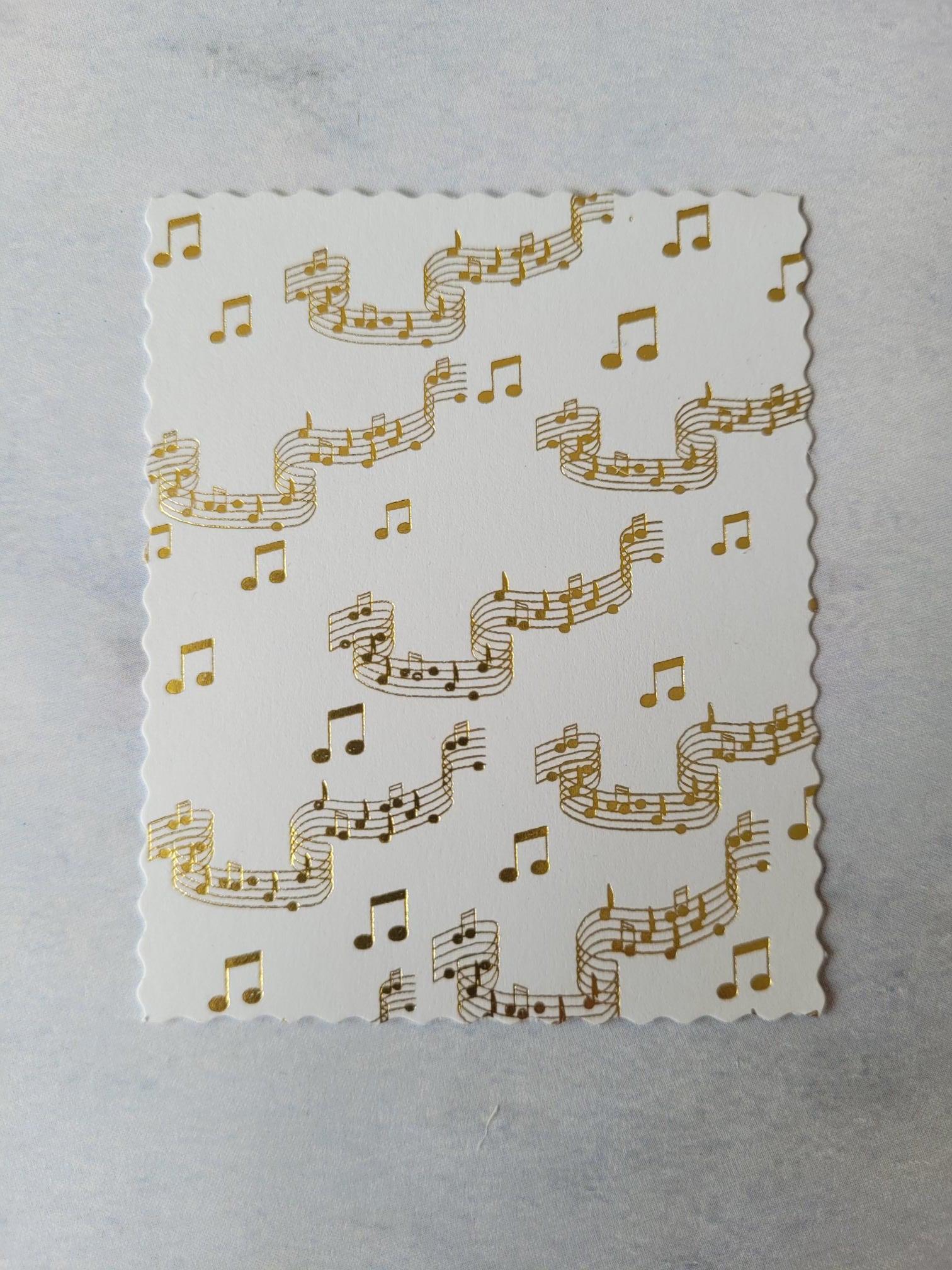 Printed panels - Music notes