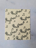 Printed panels - Music notes