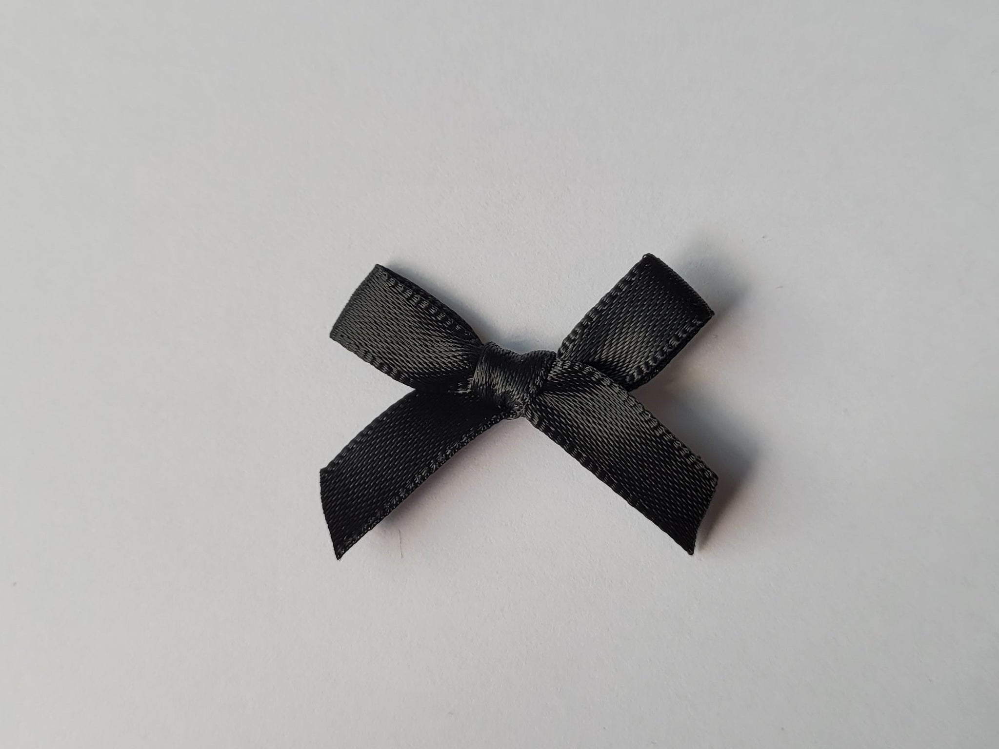 3cm Satin Bows, black