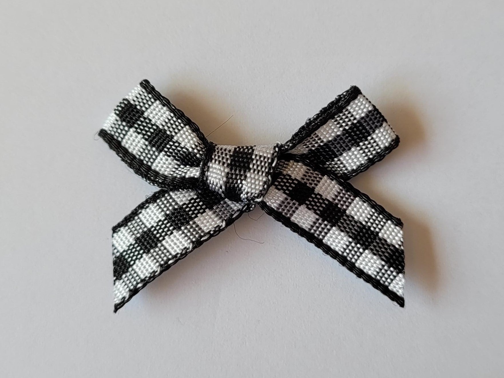 3cm Gingham Bows