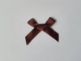 3cm Satin Bows, shades of Brown