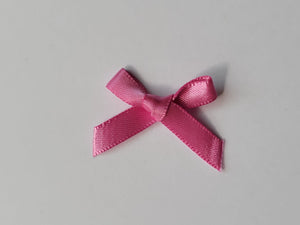 3cm Satin Bows, shades of Pink