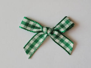 3cm Gingham Bows