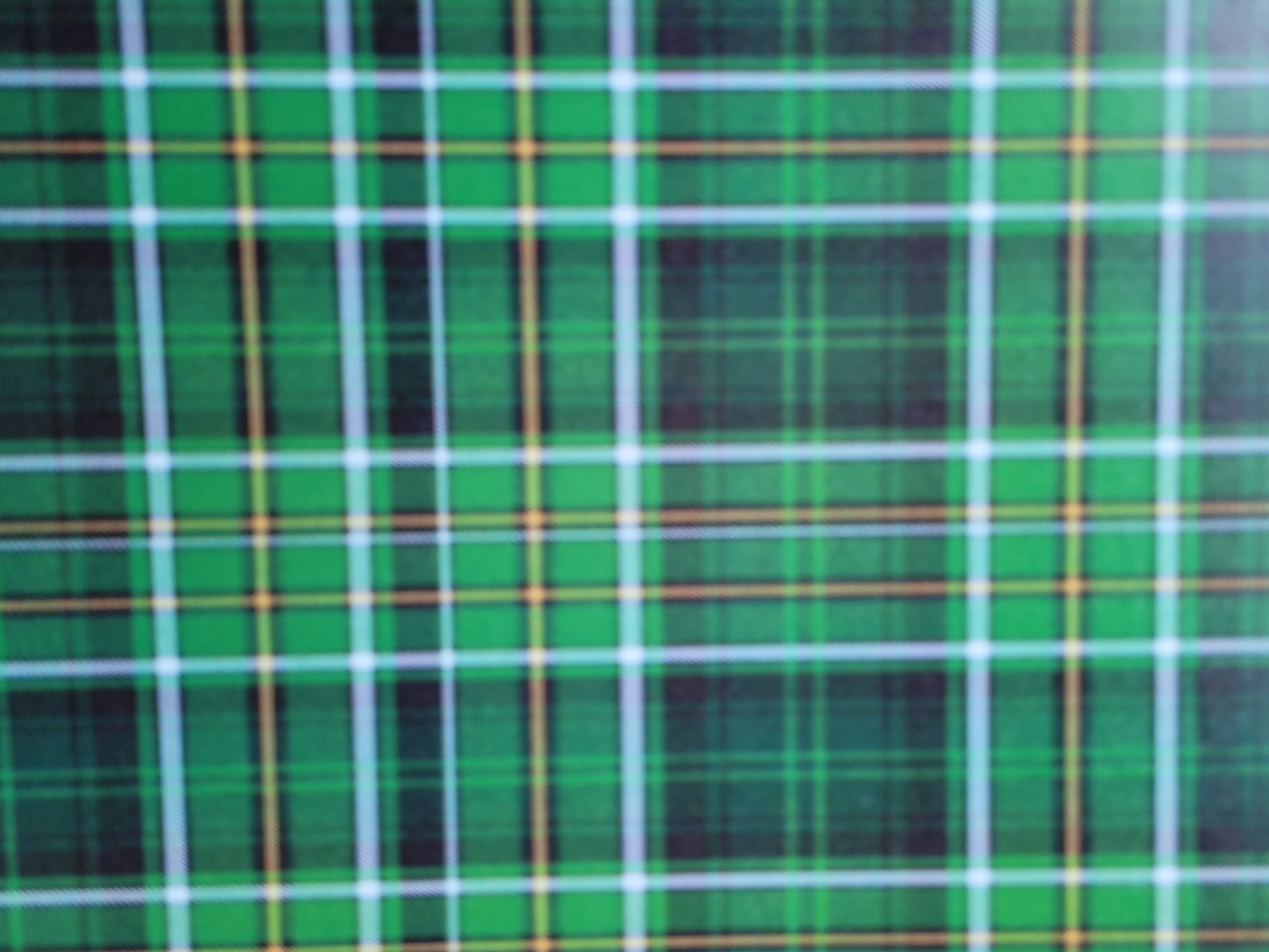 Background card - Green tartan pattern