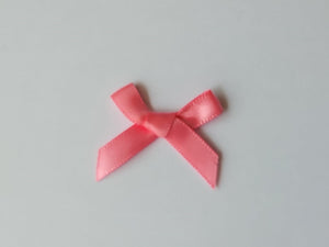 3cm Satin Bows, shades of Pink