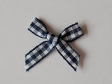 3cm Gingham Bows