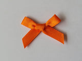 3cm Satin Bows, shades of Orange