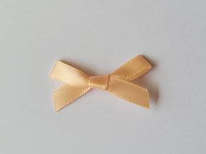 3cm Satin Bows, shades of Orange