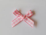 3cm Gingham Bows