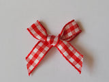 3cm Gingham Bows