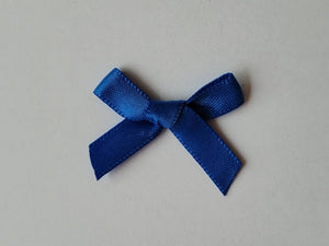 3cm Satin Bows, shades of Blue